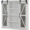 Rustic Sliding Metal Door Cabinet-Kirkland's Home Outlet
