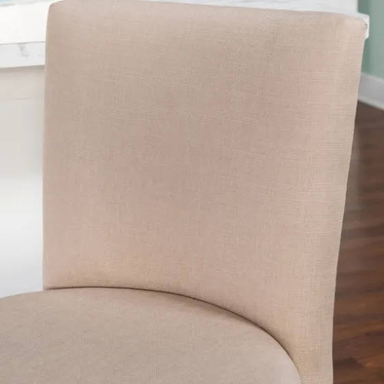 Rustic Taupe Upholstered Swivel Counter Stool-Kirkland's Home Best