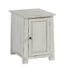 Rustic White Cabinet Accent Table-Kirkland's Home Discount