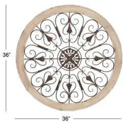 Rustic White Radial Scrollwork Wall Art-Kirkland's Home Hot