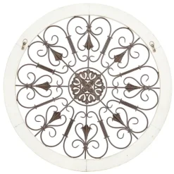 Rustic White Radial Scrollwork Wall Art-Kirkland's Home Hot