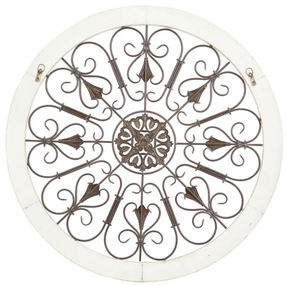 Rustic White Radial Scrollwork Wall Art-Kirkland's Home Hot