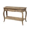 Rustic Wood Curved Console Table-Kirkland's Home Shop
