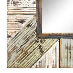 Rustic Wood Plank Frame Mirror-Kirkland's Home Cheap