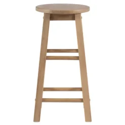 Rustic Wood Pub Classic Backless Counter Stool-Kirkland's Home Cheap