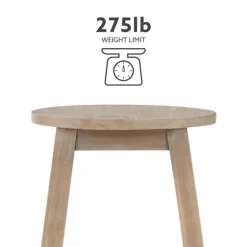 Rustic Wood Pub Classic Backless Counter Stool-Kirkland's Home Cheap