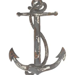 Rustic Wooden Anchor Plaque-Kirkland's Home Flash Sale