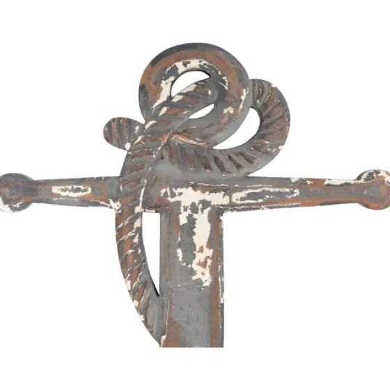 Rustic Wooden Anchor Plaque-Kirkland's Home Flash Sale