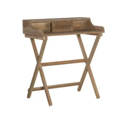 Rustic Wooden Folding Desk-Kirkland's Home Outlet