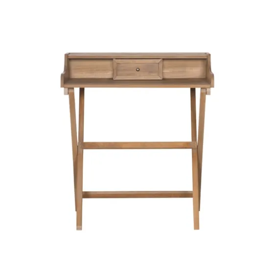 Rustic Wooden Folding Desk-Kirkland's Home Outlet