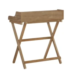 Rustic Wooden Folding Desk-Kirkland's Home Outlet