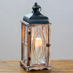 Rustic Wooden Lantern, 20 In.-Kirkland's Home Hot