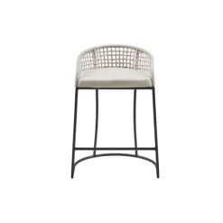Rustic Woven Rope Back Counter Stool-Kirkland's Home Fashion