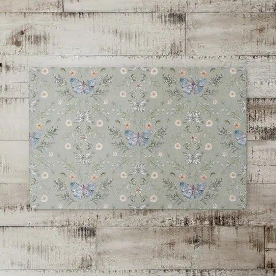 Sage Botanical Butterfly Floor Mat-Kirkland's Home Best Sale