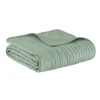 Sage Oversized Quilted Scalloped Edge Throw-Kirkland's Home New