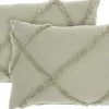 Sage Tufted Diamond Lumbar Pillows, Set Of 2-Kirkland's Home Sale