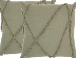 Sage Tufted Diamond 2-Pc. Pillows, 24 In.-Kirkland's Home Cheap