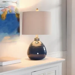 Sailor Blue Ceramic Table Lamp-Kirkland's Home Best Sale