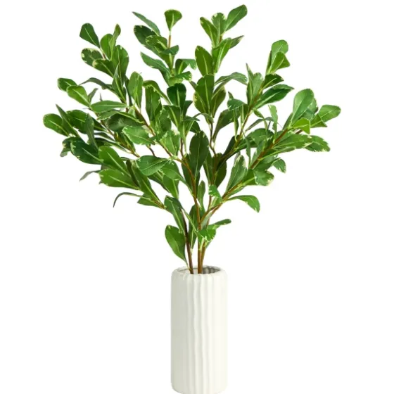 Salal Shrub In Oblong Ribbed Vase, 21 In.-Kirkland's Home Hot