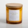 Salted Maple Caramel Triple Wick Jar Candle-Kirkland's Home Hot