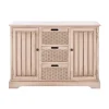 Sand Cabinet With Natural Woven Baskets-Kirkland's Home Online