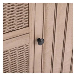 Sand Cabinet With Natural Woven Baskets-Kirkland's Home Online