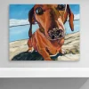 Sand Dog Giclee Canvas Art Print-Kirkland's Home Best Sale