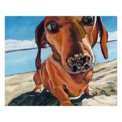 Sand Dog Giclee Canvas Art Print-Kirkland's Home Best Sale