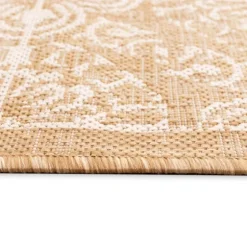 Sand Embellished Scroll Indoor/Outdoor Rug, 6X9-Kirkland's Home Outlet