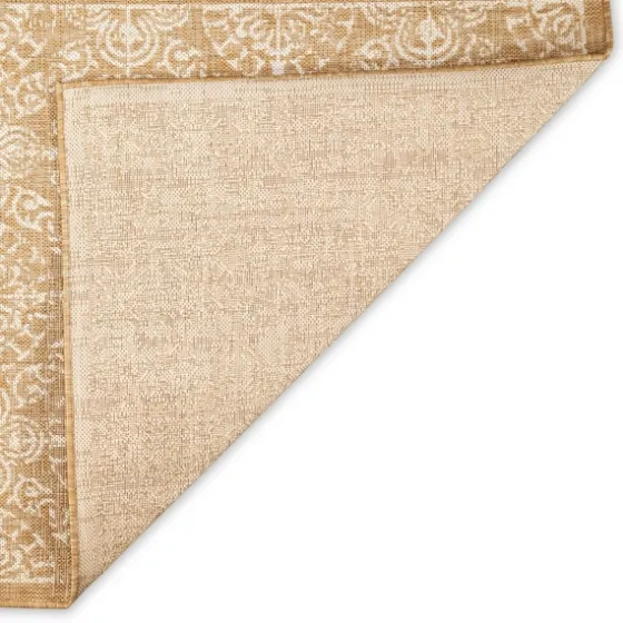 Sand Embellished Scroll Indoor/Outdoor Rug, 6X9-Kirkland's Home Outlet