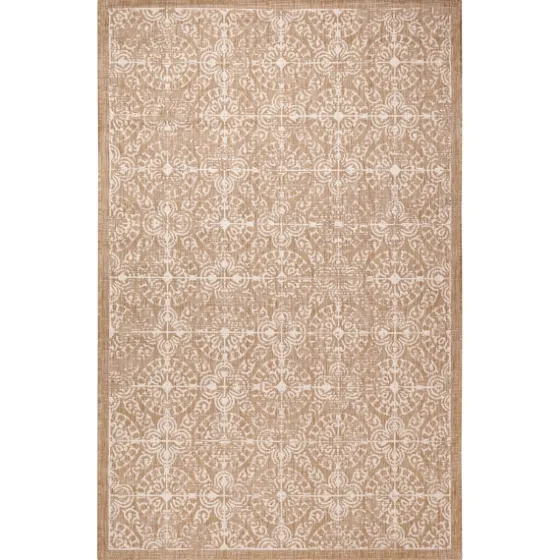 Sand Embellished Scroll Indoor/Outdoor Rug, 4X7-Kirkland's Home Hot