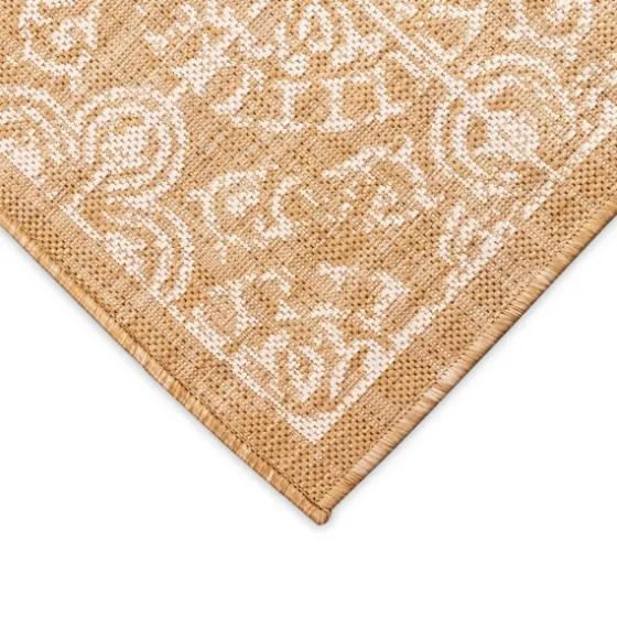 Sand Embellished Scroll Indoor/Outdoor Rug, 4X7-Kirkland's Home Hot