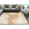Sand Forest Leaf Indoor/Outdoor Area Rug, 4X7-Kirkland's Home Flash Sale