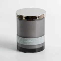 Sandalwood Tonka & Leather Single Wick Jar Candle-Kirkland's Home Hot