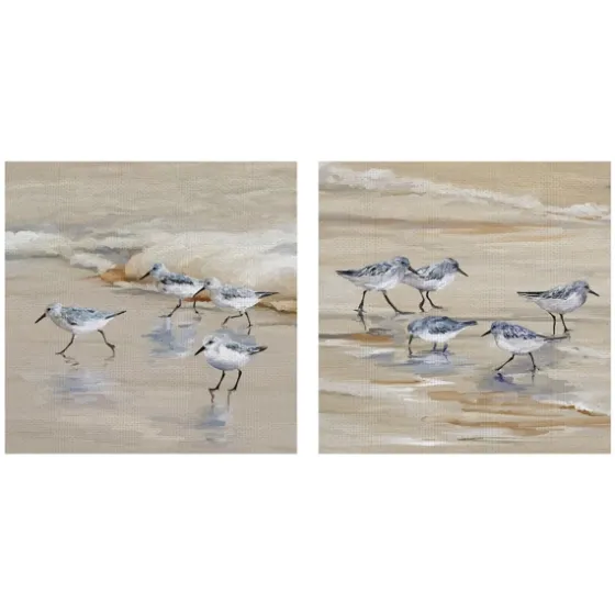 Sandpiper Beach I And Ii Art Prints, Set Of 2-Kirkland's Home Flash Sale