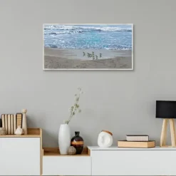 Sandpiper Morning Framed Canvas Art Print-Kirkland's Home Online