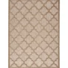 Sandstone Natural Trellis Outdoor Area Rug, 4X6-Kirkland's Home New