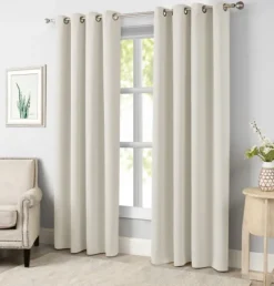 Sandy Beige Blackout Curtain Panel Set, 108 In.-Kirkland's Home New