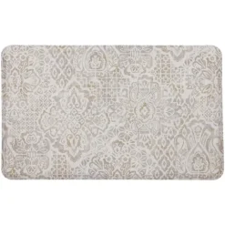 Sandy Beige Damask Nouveau Kitchen Mat-Kirkland's Home Online