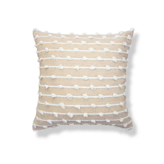 Sandy Beige Hand Knotted Decorative Throw Pillow-Kirkland's Home Hot
