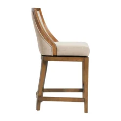 Sandy Beige Swivel Square Counter Stool-Kirkland's Home Cheap