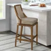 Sandy Beige Swivel Square Bar Stool-Kirkland's Home Cheap