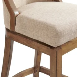 Sandy Beige Swivel Square Bar Stool-Kirkland's Home Cheap