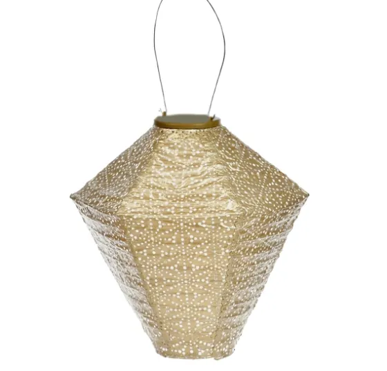 Sashiko Diamond Hanging Led Outdoor Lantern-Kirkland's Home Sale