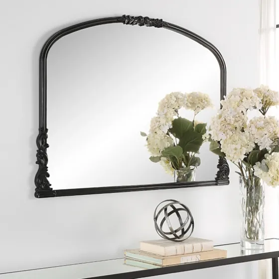 Satin Baroque Arched Wall Mirror-Kirkland's Home Store