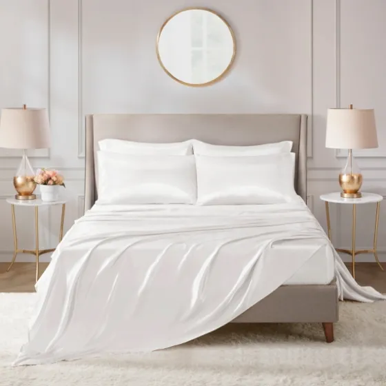 Satin 6-Pc. Queen Sheet Set-Kirkland's Home Cheap