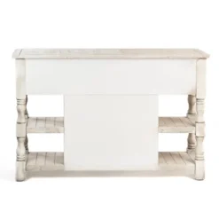 Savannah Cream Distressed Cabinet-Kirkland's Home Sale