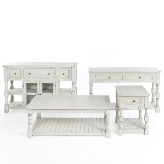 Savannah Cream Distressed Console Table-Kirkland's Home Flash Sale