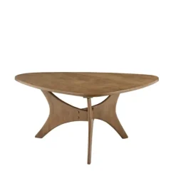 Savannah Wooden Triangle Coffee Table-Kirkland's Home Fashion