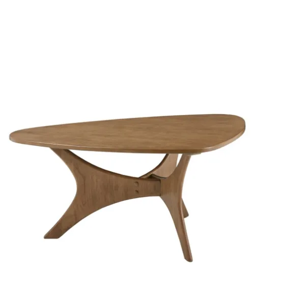 Savannah Wooden Triangle Coffee Table-Kirkland's Home Fashion